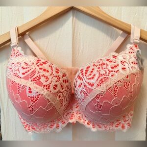 Youmita Delicate Pink Lace Bra